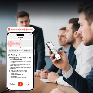 64 Go 36H <span class=keywords><strong>Enregistreur</strong></span> vocal numérique métallique IA ChatGPT pour prise de notes, cartes mentales et résumés, avec transcription gratuite par abonnement, bouton d'appel MP3, démarrage WAV - Product Image 5