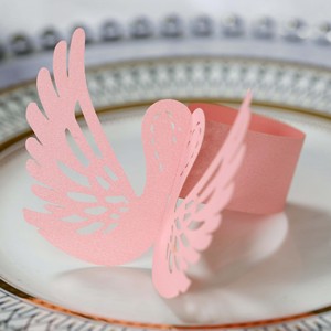 50 Stück Goldblätter Serviettenhalter Reflektierende Goldblatt-förmige Papier-Serviettenringe für Dinner-Partys und Festliche Tischdekoration - Product Image 6
