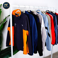 Jaket Pria Bekas dengan Ritsleting, Standar Ekspor Kelas A, Minimum Order 100 Kilogram