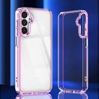 Film de protection d'objectif en métal, panneau arrière transparent avec coque de protection colorée pour Samsung Galaxy S26 S25 FE S24 FE S23 FE S21 FE S20 FE