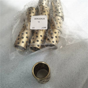 Roulements linéaires en <span class=keywords><strong>laiton</strong></span> usiné CNC 25x32x25 bagues en bronze graphite 25x32x25 - Product Image 3