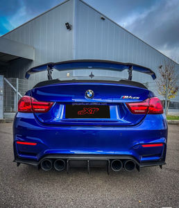 F 80 <span class=keywords><strong>V</strong></span> Stijl 3 Stuks Koolstofvezel Achterdiffuser Voor Bmw M3 M4 F80 F82 Achterbumper Lipsplitter Spoiler 15-19 - Product Image 4