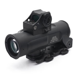 고정 이중 목적 4X32mm 광학 조명 스코프 <span class=keywords><strong>4X</strong></span> 셰브론 레티클 매트 (CBQ 미니어처 레드 도트 반사 시력 콤보 포함) - Product Image 5