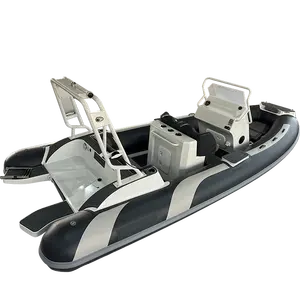 Luxury Italy Aluminum 19ft Rhib 580 Orca Hypalon/PVC RIB Boat 10capacity