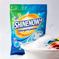 Détergent en poudre pour eau froide à mousse riche avec logo personnalisé OEM