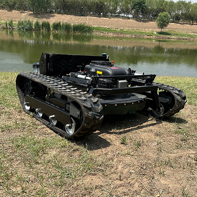 Hot Sale Grass Cutting Machine 550mm 900mm zero Turn Remote Control Robot Rc Automatic Reel Crawler Lawn Mower