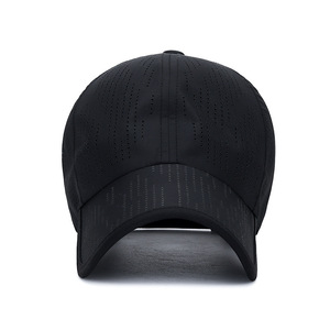 Breathable Laser Perforated Baseball Cap For <b>Men</b> Women Quick Dry <b>Sun</b> <b>Hat</b> Sports Travel Adult Cotton Net Cap - Product Image 1