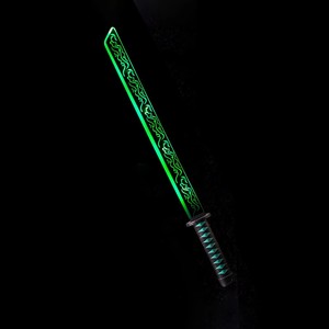2025 Hot Bán LED nhấp nháy ánh sáng đầy màu sắc Saber Samurai Katana trẻ em cosplay Laser Thanh Kiếm đồ chơi nhựa StarWars đồ chơi - Product Image 3