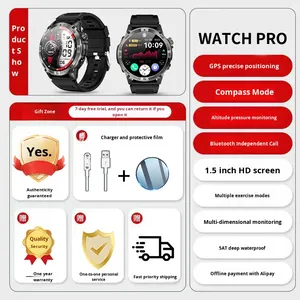 Reloj Deportivo con GPS Beidou para Correr/Ciclismo, Monitor de Frecuencia Cardíaca, Cadencia, Oxígeno en Sangre, Resistente al Agua, para Hombres y Mujeres, Montañismo - Product Image 6