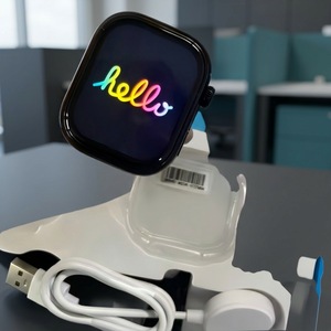 Montre connectée 41-43 mm avec écran AMOLED tactile, Bluetooth, NFC, suivi de la fréquence cardiaque, GPS, moniteur de sommeil, bracelet en silicone, unisexe - Product Image 4