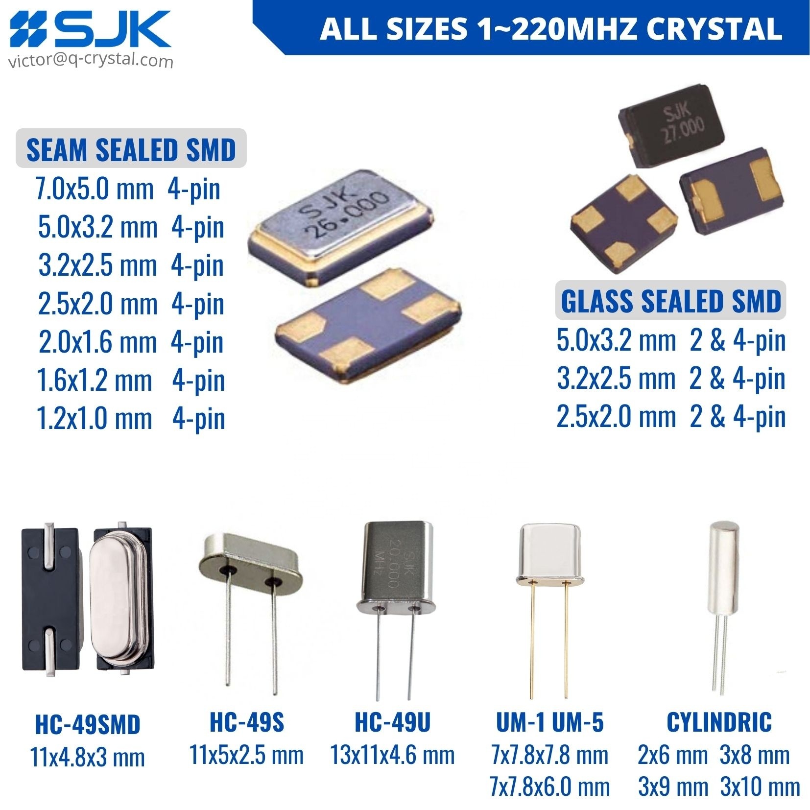 5x Quarz-Resonator HC-49S – 4 MHz, ±30 Ppm, 20 P Produktbild-Vorschau 4