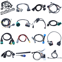 Ağır Hizmet Tipi OBD1 - OBD2 Dönüştürücü Kablo Kiti 8'i 1 Arada Iveco Scania Benz Renault Volvo Kamyon Motor Analizörü Aracı