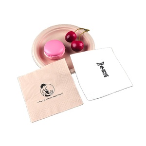 3-ply mềm & mạnh mẽ màu trắng số lượng lớn Trinh tre bột giấy ăn tối giấy - Product Image 1