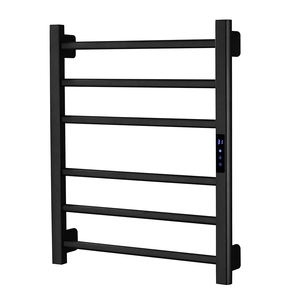 <span class=keywords><strong>Toallero</strong></span> Eléctrico Inteligente Ajustable con Temperatura Constante, Calefacción Giratoria, Acero Inoxidable, 4 Barras, para Baño - Product Image 2