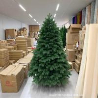 Riesiger Kommerzieller Weihnachtsbaum 10ft 12ft 15ft Feuerhemmender Hochdichter PE Gemischter Künstlicher Weihnachtsbaum für Hotel-Lobby Einkaufszentrum