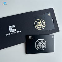 Carte de visite numérique personnalisée en métal NFC noir Carte de visite avec code QR Carte de visite intelligente vierge