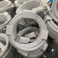 Kabel Data Tipe-C 240W Anyaman untuk iPhone 16 15 untuk iPad Tablet Laptop Kabel Pengisian Cepat