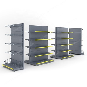Fournisseur d'usine, rayonnages d'affichage pour épicerie, étagères <span class=keywords><strong>en</strong></span> métal et <span class=keywords><strong>en</strong></span> <span class=keywords><strong>bois</strong></span> pour magasin général, rayonnages d'affichage pour supermarché, gondoles - Product Image 6