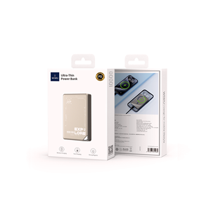 Power Bank WiWU 10000mAh Ultrasottile in Lega di Alluminio, Ricarica Wireless 15W, Luce LED, Cavo, Ricarica Rapida PD 20W per <span class=keywords><strong>iPhone</strong></span>, Formato <span class=keywords><strong>Mini</strong></span> - Product Image 5