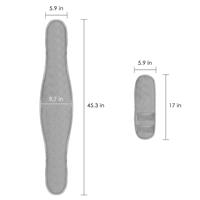Ceinture chauffante pour le bas du dos, masseur vibrant, infrarouge, physiothérapie, contrôle de la durée, USB, arrêt automatique, écologique, portable
