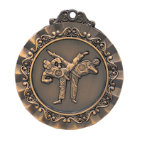 Médailles sportives en métal doré 3D personnalisées de Chine, médailles de piste en gros, nouvelles médailles religieuses en résine époxy, trophée et médaille de lutte