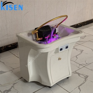Kisen Precio Directo de Fábrica Lavacabezas Japonés para Spa Capilar con Vapor Certificado CE Requiere Fontanería - Product Image 3