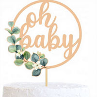 Décoration de gâteau en bois « Monsieur et Madame » pour mariage, avec feuilles en acrylique, pour fête de mariage ou de fiançailles