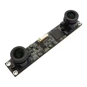 OEM ODM Mini USB Stereo Camera Module 1280*720 CMOS Dual Lens VR Camera Modules