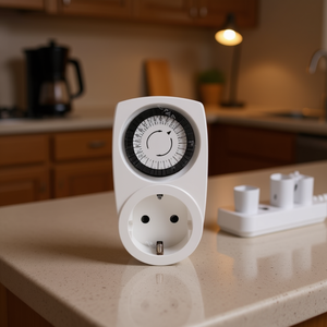 เอโกสตาร์ 24H ซ็อกเก็ตตั้งเวลาแบบกลไก 16A 250V วัสดุ PC สีขาวสำหรับใช้ในบ้าน - Product Image 2