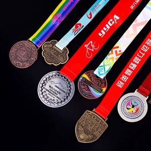 Professional Custom Exclusive Area Metal Medal Die Casting Production of Soft Enamel Medal Custom Ribbon - Product Image 6