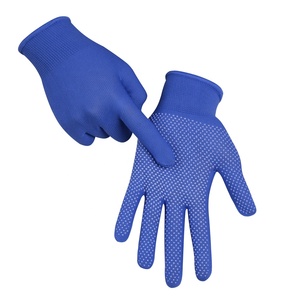Nuovo caldo di produzione all'ingrosso di lavoro sicuro di lavoro in PVC protettivo punteggiato guanti di Nylon per il lavoro - Product Image 3