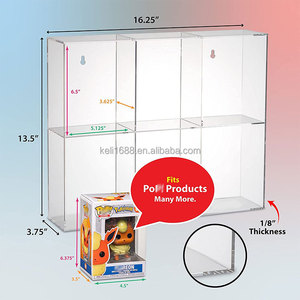 Nhà máy tùy chỉnh Acrylic Funk Pop hiển thị trường hợp Funk Pop hiển thị Kệ phù hợp với 6 kích thước thường xuyên Funk Pop hộp - Product Image 6