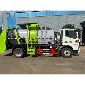 รถบรรทุกขยะครัวแบบยกข้าง Dongfeng 8 คิว พร้อมเครื่องอัดไฮดรอลิก 8 ลูกบาศก์เมตร สำหรับเก็บเศษอาหาร - Product Image 5