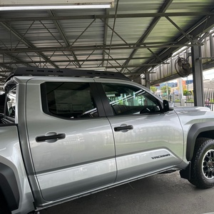 Déflecteur de vent pour vitres de voiture, pare-soleil et protection contre la pluie, pour Toyota Tacoma Double Cab 4 portes 2021, matériau PC N400 - Product Image 3