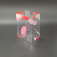 Boîte cosmétique en plastique PET transparent en PVC personnalisée Impression de boîte en plastique PET transparent pour produit cosmétique de soin de la peau