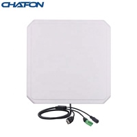 Lecteur RFID UHF Chafon CF591 pour gestion de véhicules électriques, RS232/WG, ABS, gain 9dBi, 12V, longue portée 8-10M, pour contrôle d'accès par carte