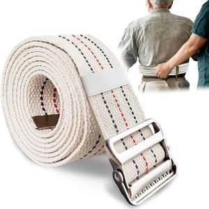 Cinturones de Transferencia para Caminar de 60 Pulgadas con Hebilla Metálica para Terapia Física de Ancianos, Suministros para Cuidadores - Product Image 1