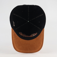 Topi Baseball Bordir Premium Logo Kartun Huruf, Bahan Suede, Pinggiran Melengkung, Dapat Disesuaikan, Model Snapback Modis