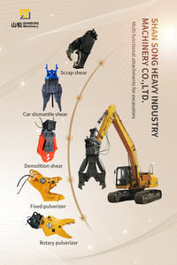 Escavatore idraulico forbici rottami in acciaio aquila taglio forbici per la demolizione e il recupero - Product Image 6