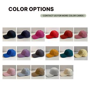 Fabricant de casquettes de baseball, vente en gros, casquette de baseball personnalisée de haute qualité, douce, décontractée, 6 panneaux, unie, non structurée, casquette de papa - Product Image 4