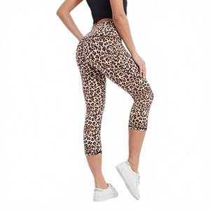 Pantalones de Yoga de Cintura Alta para Mujer, Talla Grande, Ajustados, Cintura Elástica, Cierre con Cordón, Pierna Ancha, Estampado, Transpirables, de Secado Rápido, Marca DEMAIR SPORTS - Product Image 2
