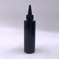 Bouteille d'emballage cosmétique vide en plastique PET à bec verseur, avec bouchon disque doré, personnalisable avec logo et impression sérigraphique, vente en gros