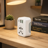 Adaptateur Euro-US OULiYO neuf, certifié CE/FCC/RoHS, OTP PC, design compact à branchement direct, compatible avec la charge rapide