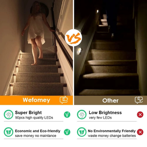 5M PIR Led 모션 센서 LED 스트립 램프 5V Led 캐비닛 램프 테이프 리본 다이오드 조명 배터리 전원 TV 백라이트 조명 - Product Image 2