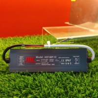 Alimentation industrielle AC/DC à sortie unique 12V/24V 5A, driver LED à tension constante SMPS étanche IP67 60W en gros