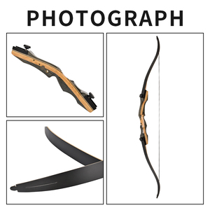Ensemble d'<span class=keywords><strong>arc</strong></span> et de flèches SPG Archery Recurve, 30-50 lbs, démontable, <span class=keywords><strong>en</strong></span> <span class=keywords><strong>bois</strong></span>, pour débutants, compétition ILF, équipement professionnel pour archer, intérieur - Product Image 6