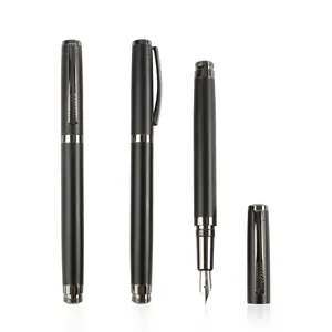 TTX Premium Lacquer Barel Iridium Nib Fountain Pen dengan Twist Converter Stonego Alat Tulis Hadiah untuk Pria