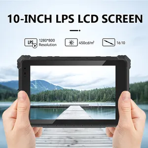 10.1 인치 깔개 태블릿 PC Ip68 안드로이드 10 4 + 64gb Ips HD 화면 산업용 견고한 태블릿 PC