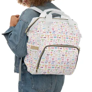 Персонализированный модный акварельный женский рюкзак для малышей нейлоновый рюкзак для школы