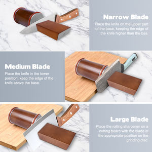 Yun Usine Meilleure Vente Rouleau En Acier Magnétique Pierre À Aiguiser Couteau Ensemble <span class=keywords><strong>Diamant</strong></span> En Céramique Roulant Couteau Aiguiseur pour Cuisine - Product Image 6